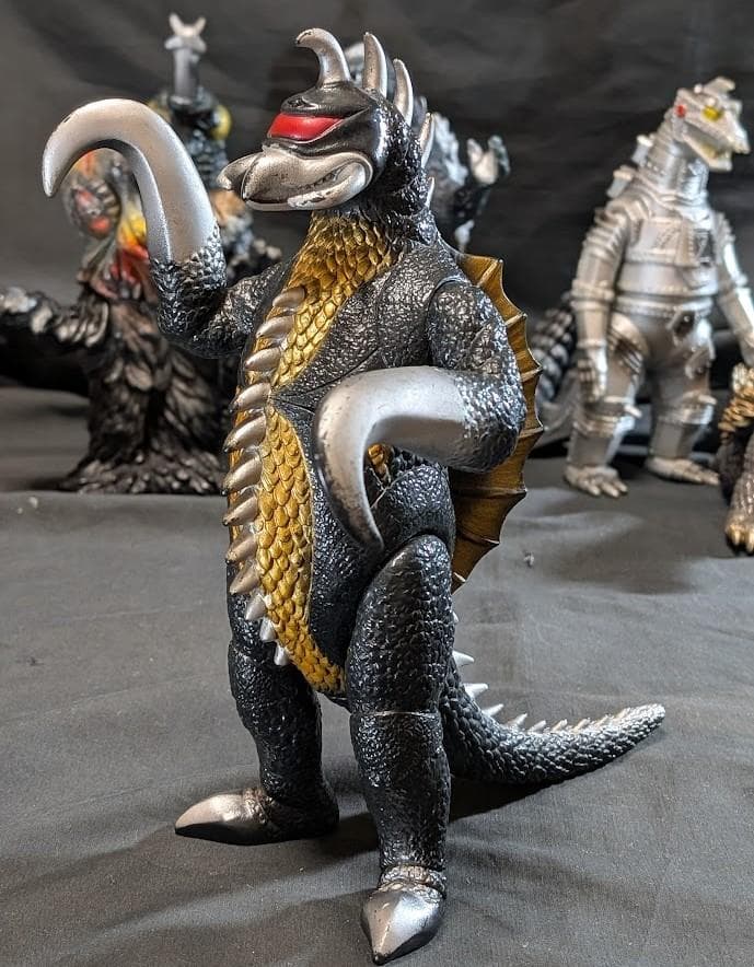 昭和ゴジラ＆ヘドラ＆メカゴジラ他チャンピオンまつり（バンダイ）ソフビ６体セット