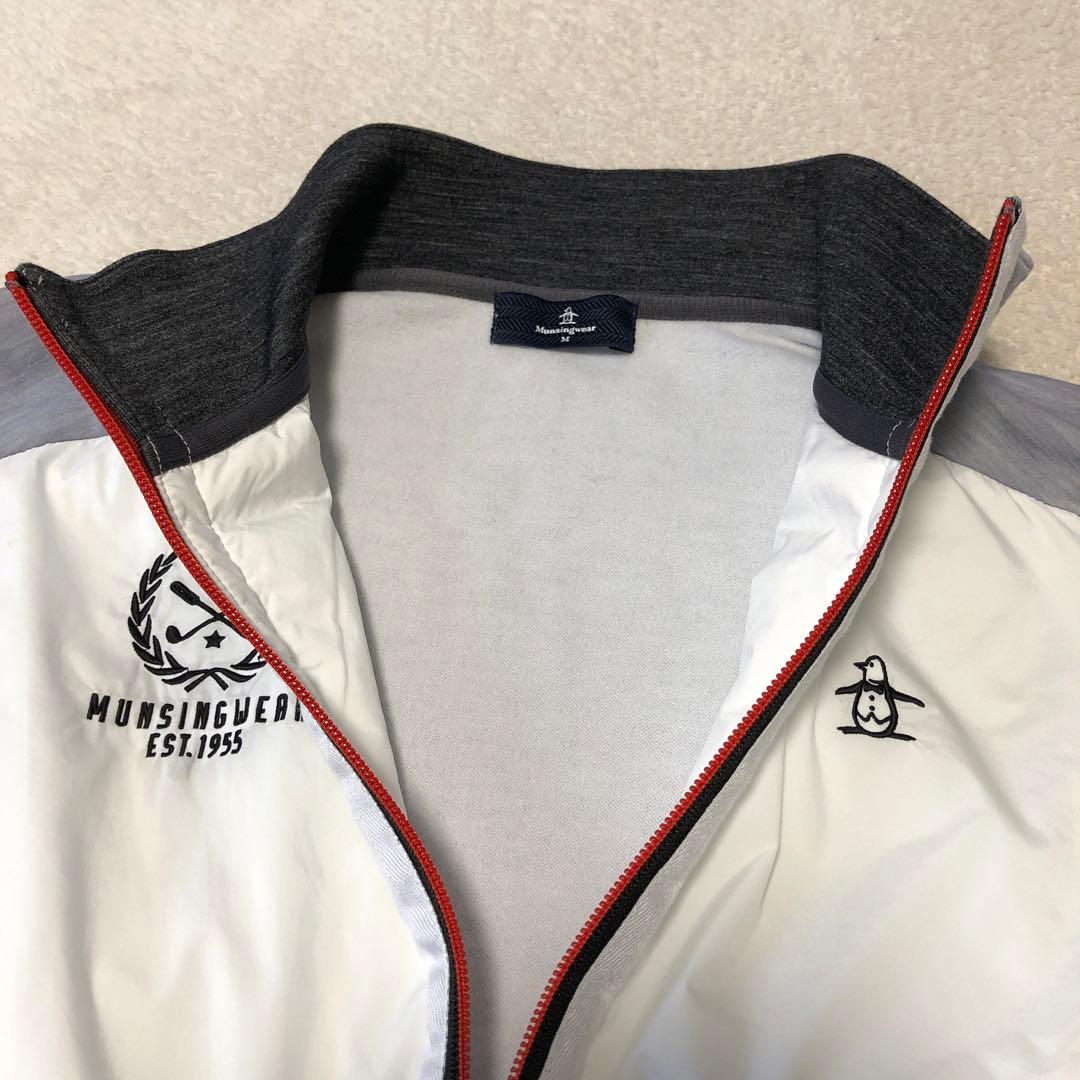 美品　MUNSINGWEAR 中綿ジャケット　ゴルフウェア　刺繍ロゴ　サイズM