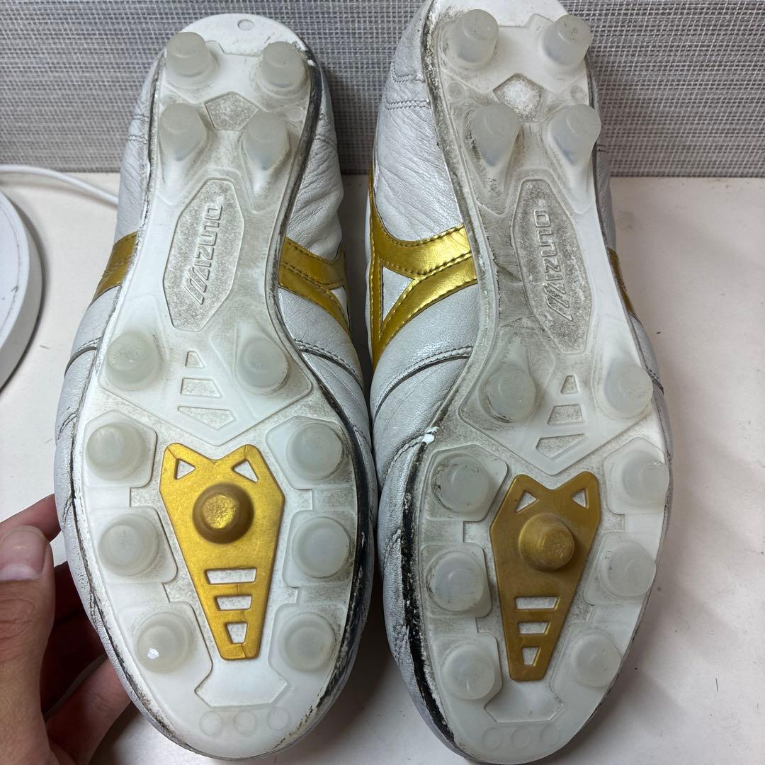 Mizuno Morelia サッカーシューズ ホワイト/ゴールド