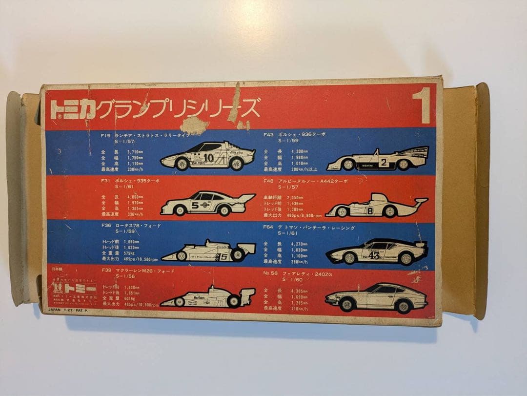 トミカ　グランプリシリーズ1 ミニカー８台セット