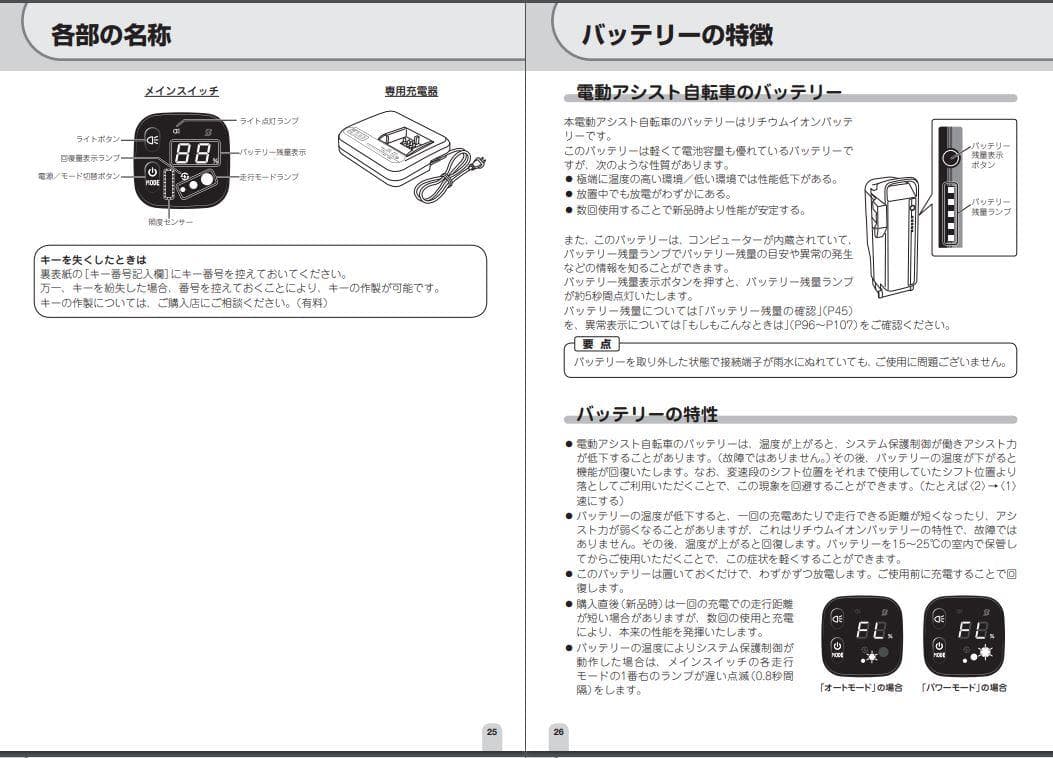 ★清掃済　ブリヂストン アシスト自転車充電器 P5568 B010111