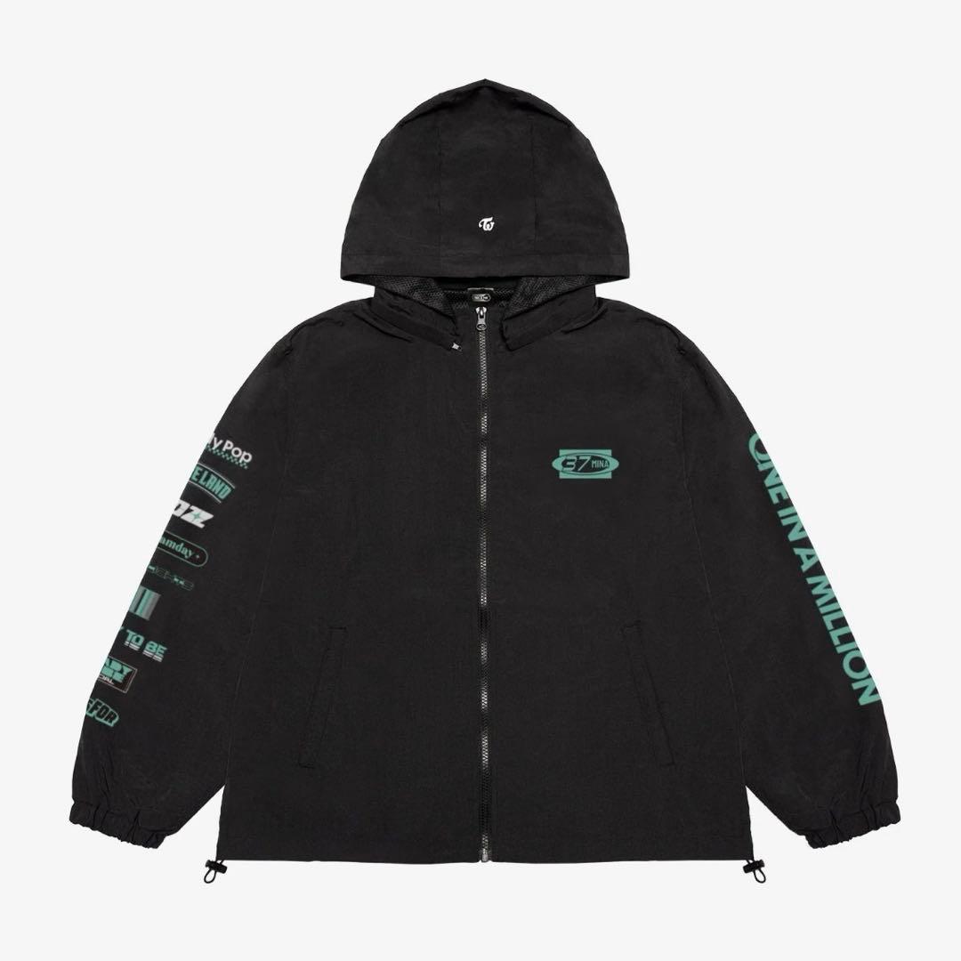 新品未開封 TWICE THIS IS FOR ウィンドブレーカー ミナ M