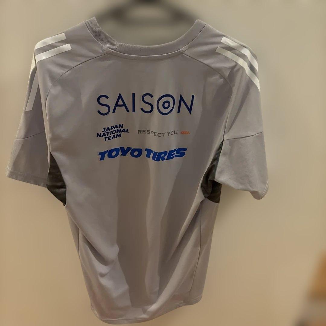 adidas 日本代表 シャツ グレー　値下げ可能
