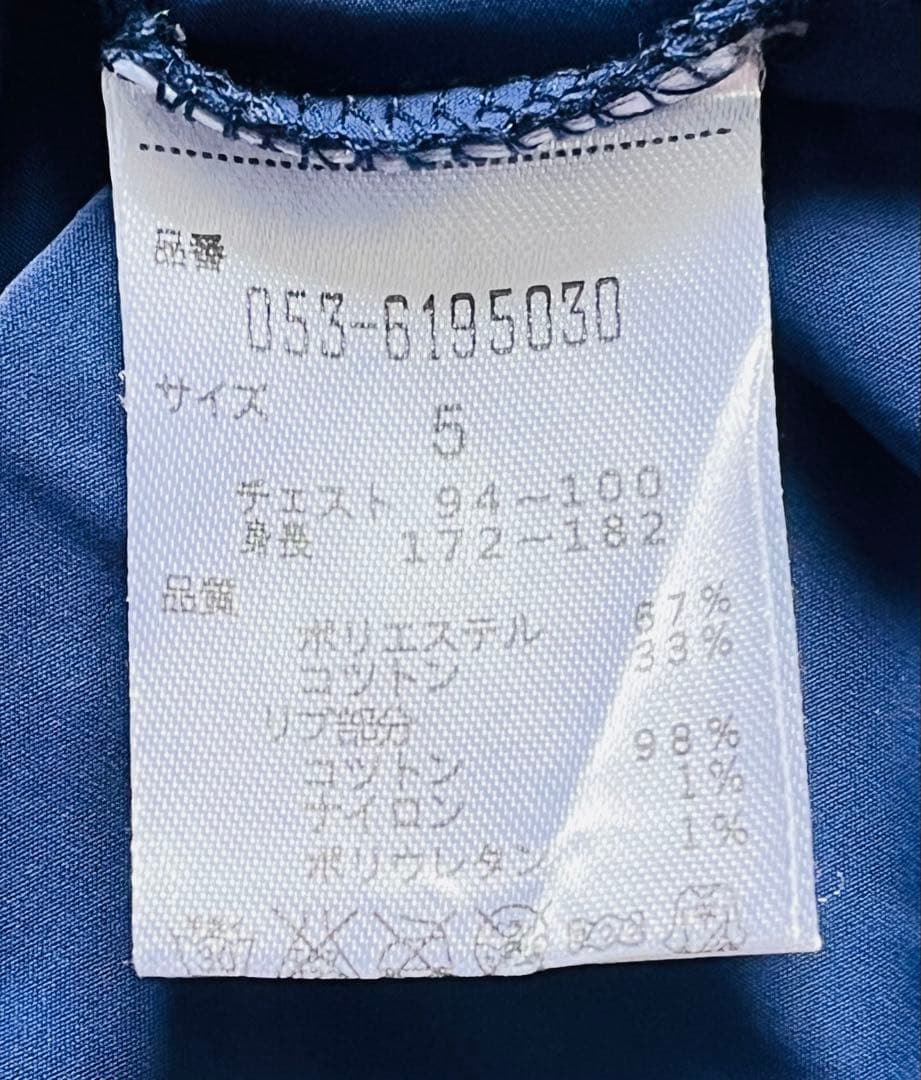 PEARLY GATES ゴルフシャツ ネイビー サイズ5