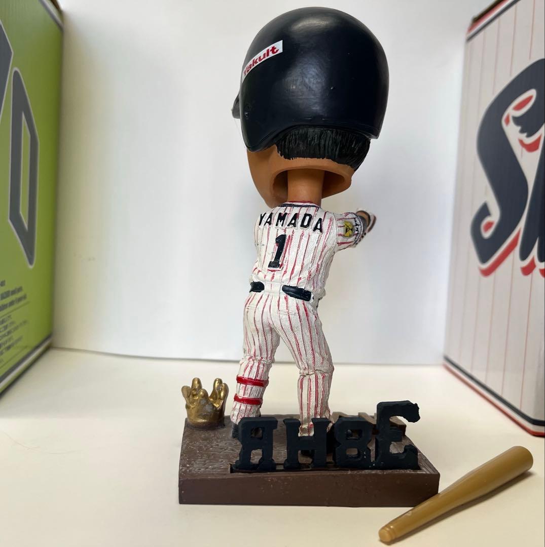 東京ヤクルトスワローズ　山田哲人ボブルヘッド　トリプルスリーセット