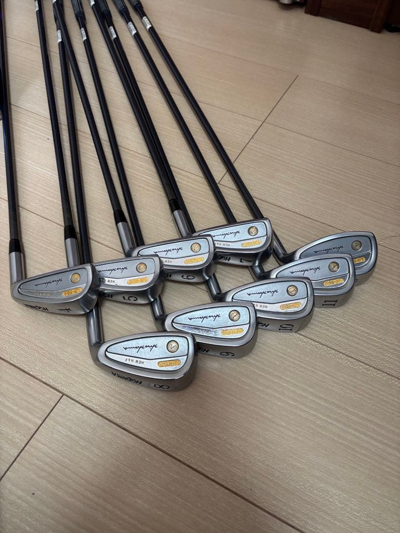 ホンマアイアンセット ９本セット　金モグラＬＢ６０６