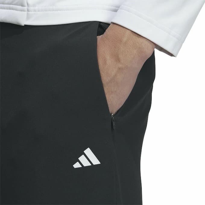 【88】秋冬 定価27,500円 アディダス ゴルフ 中綿 テーパードパンツ 黒