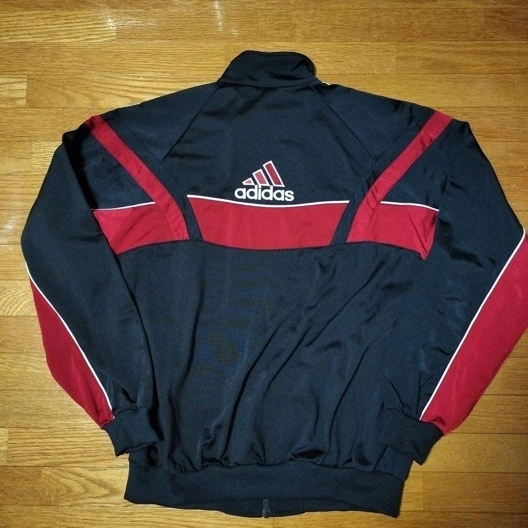 adidas ジャージ上下セット 黒/赤 O