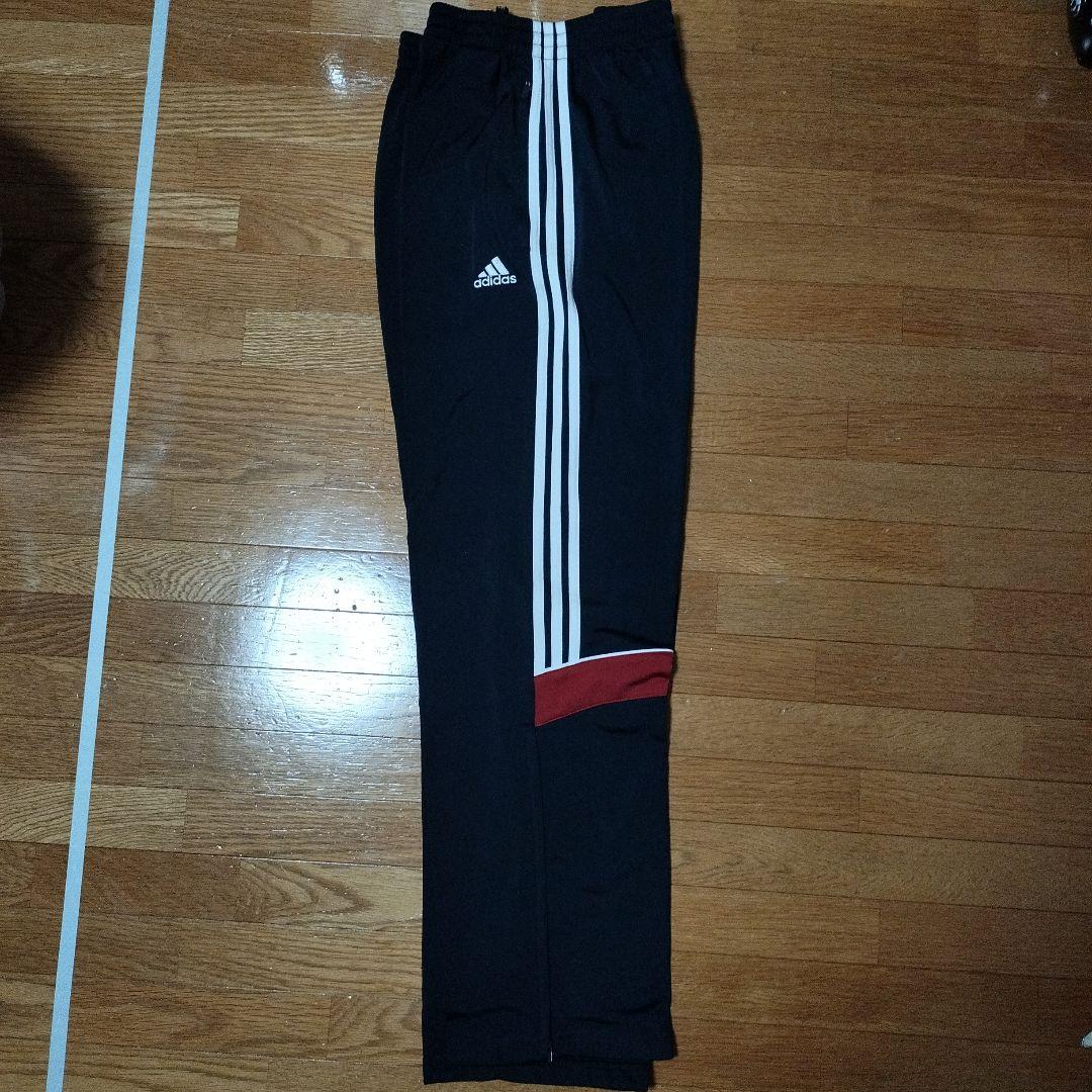 adidas ジャージ上下セット 黒/赤 O