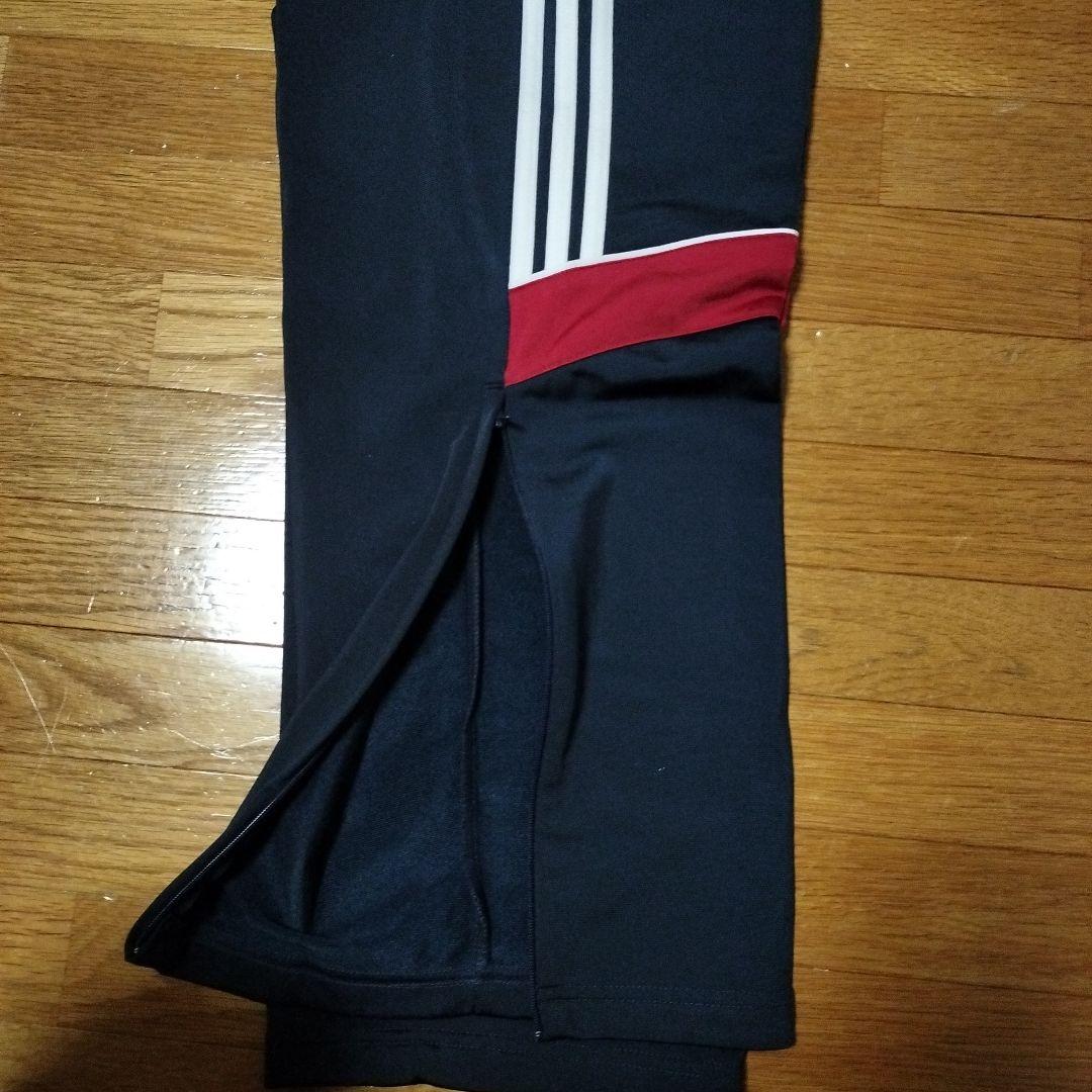 adidas ジャージ上下セット 黒/赤 O