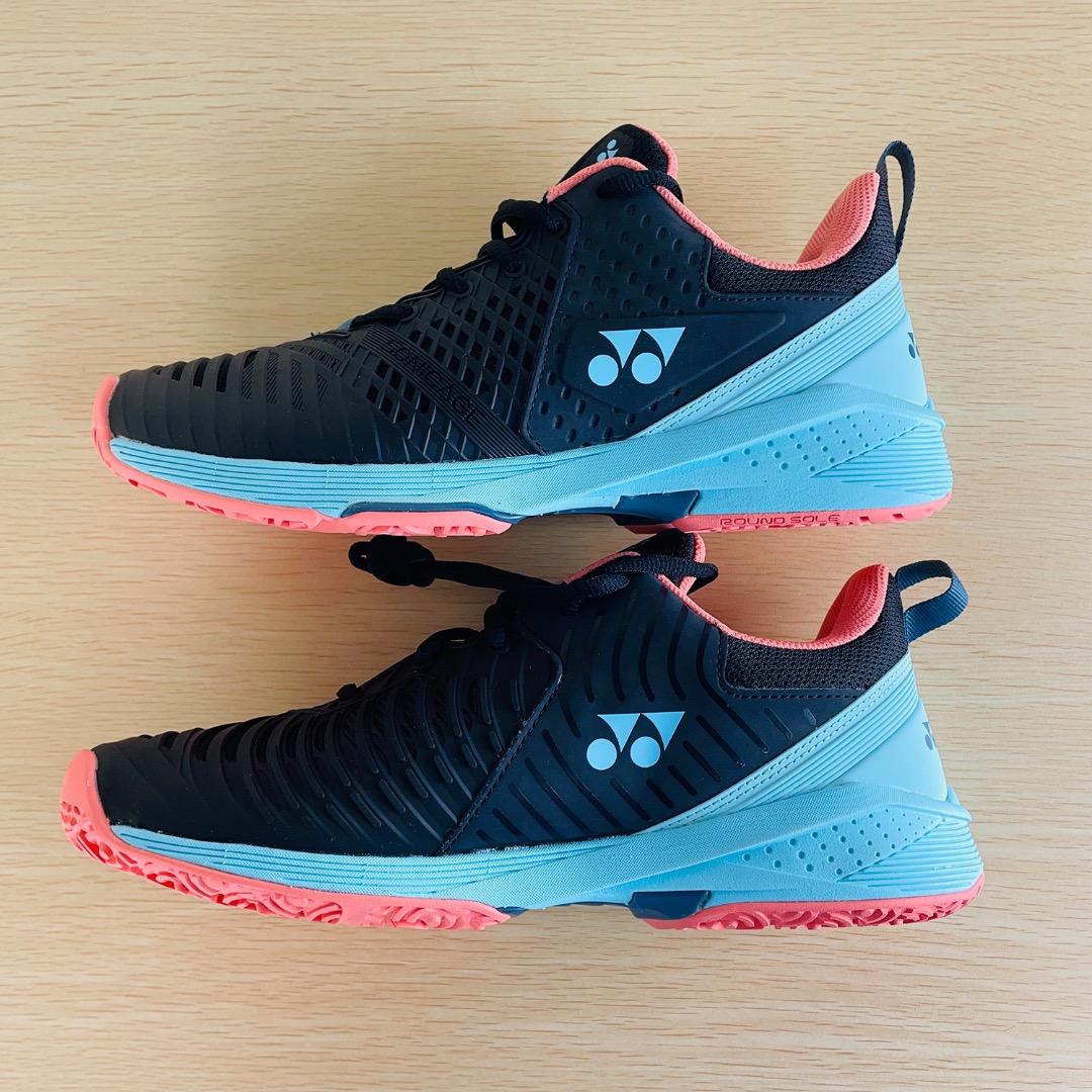 【未使用】YONEX 24.5cm パワークッション ソニケージ 3 メン GC