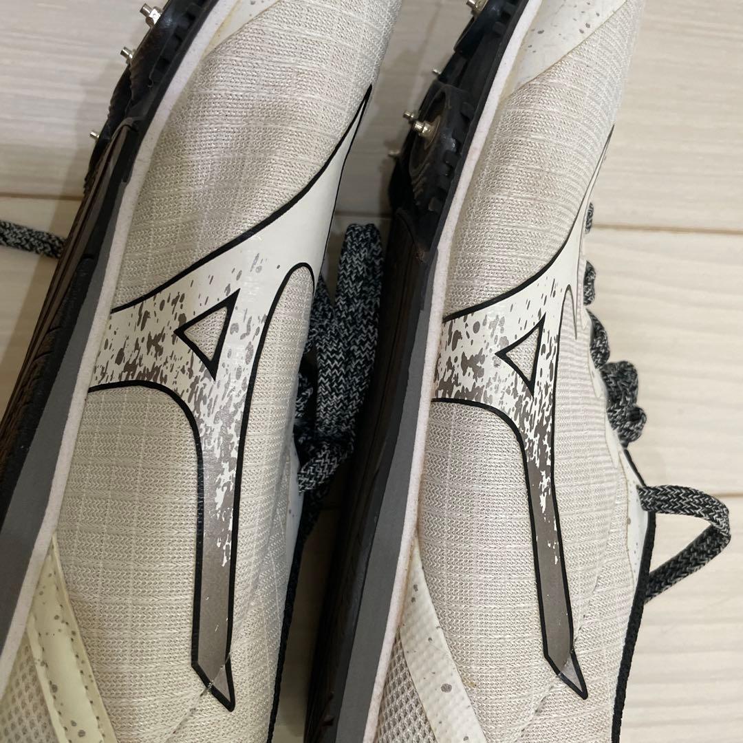 Mizuno スパイクシューズ 25.5cm ホワイト