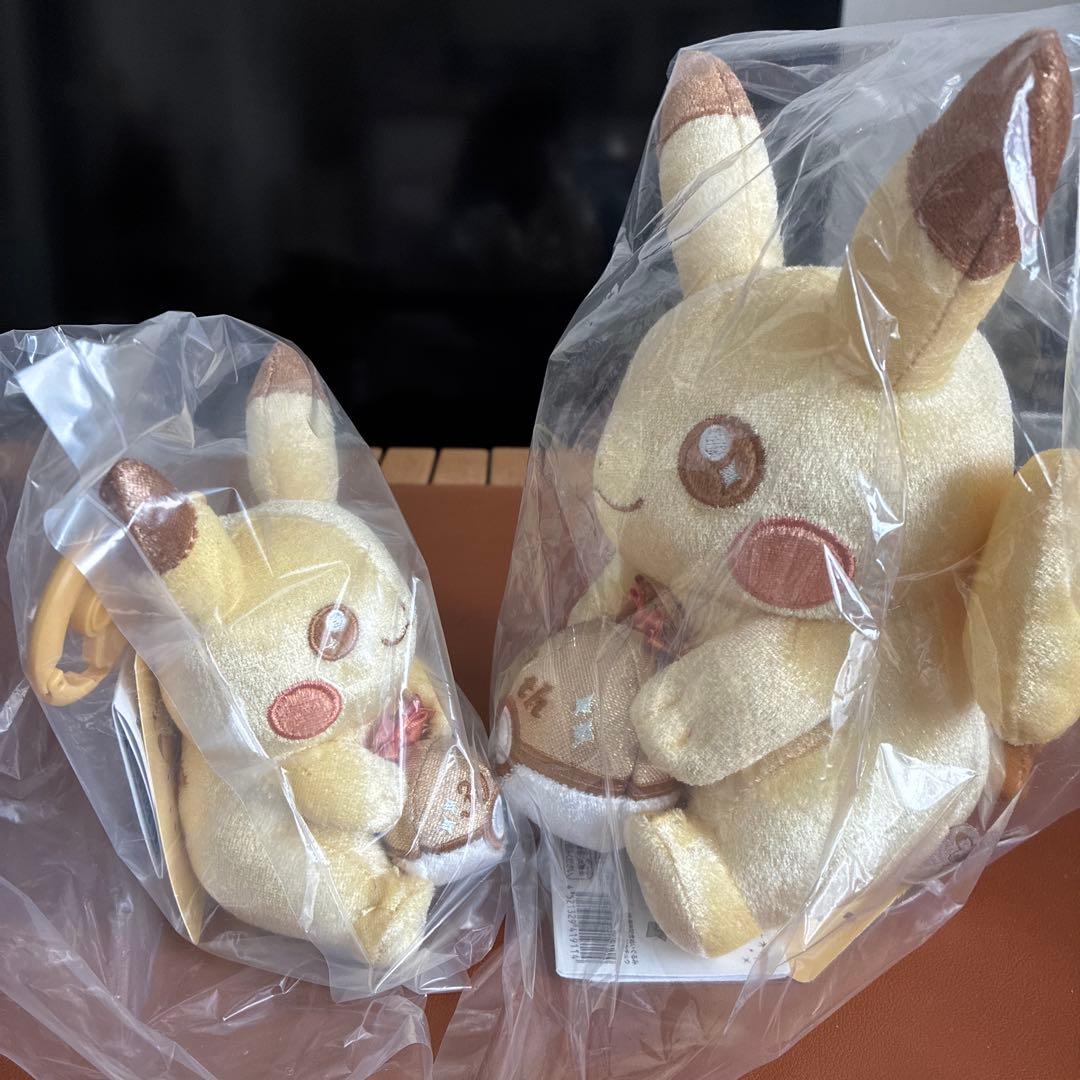 30周年記念グッズ ピカチュウ ぬいぐるみ 2体セット
