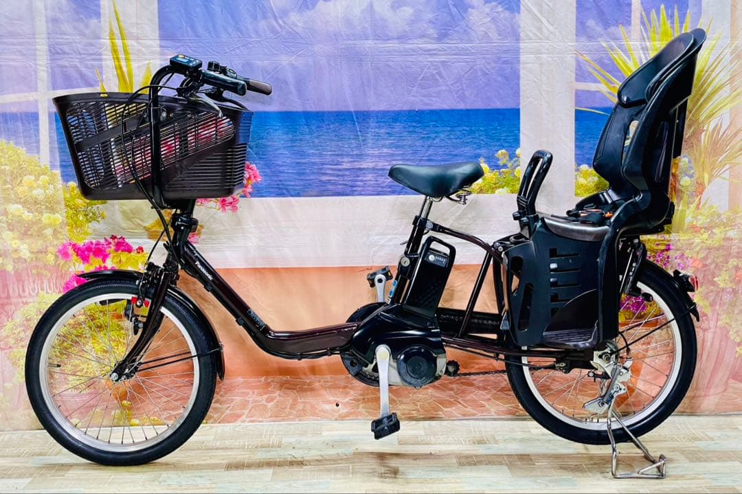 人気モデル！ギュット⭐️12AHパナソニック子供乗せ電動アシスト自転車Y3707
