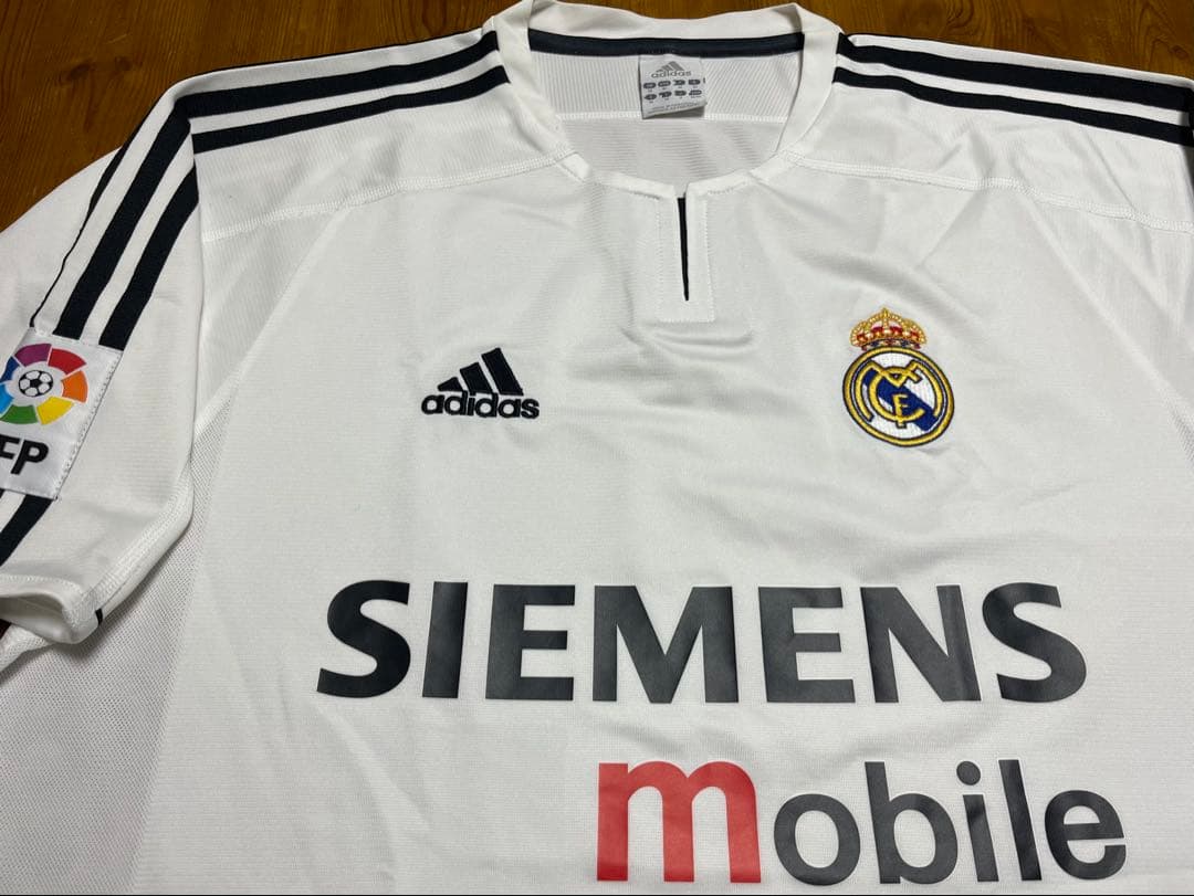 リアル・マドリード adidas シャツ SIEMENS mobile
