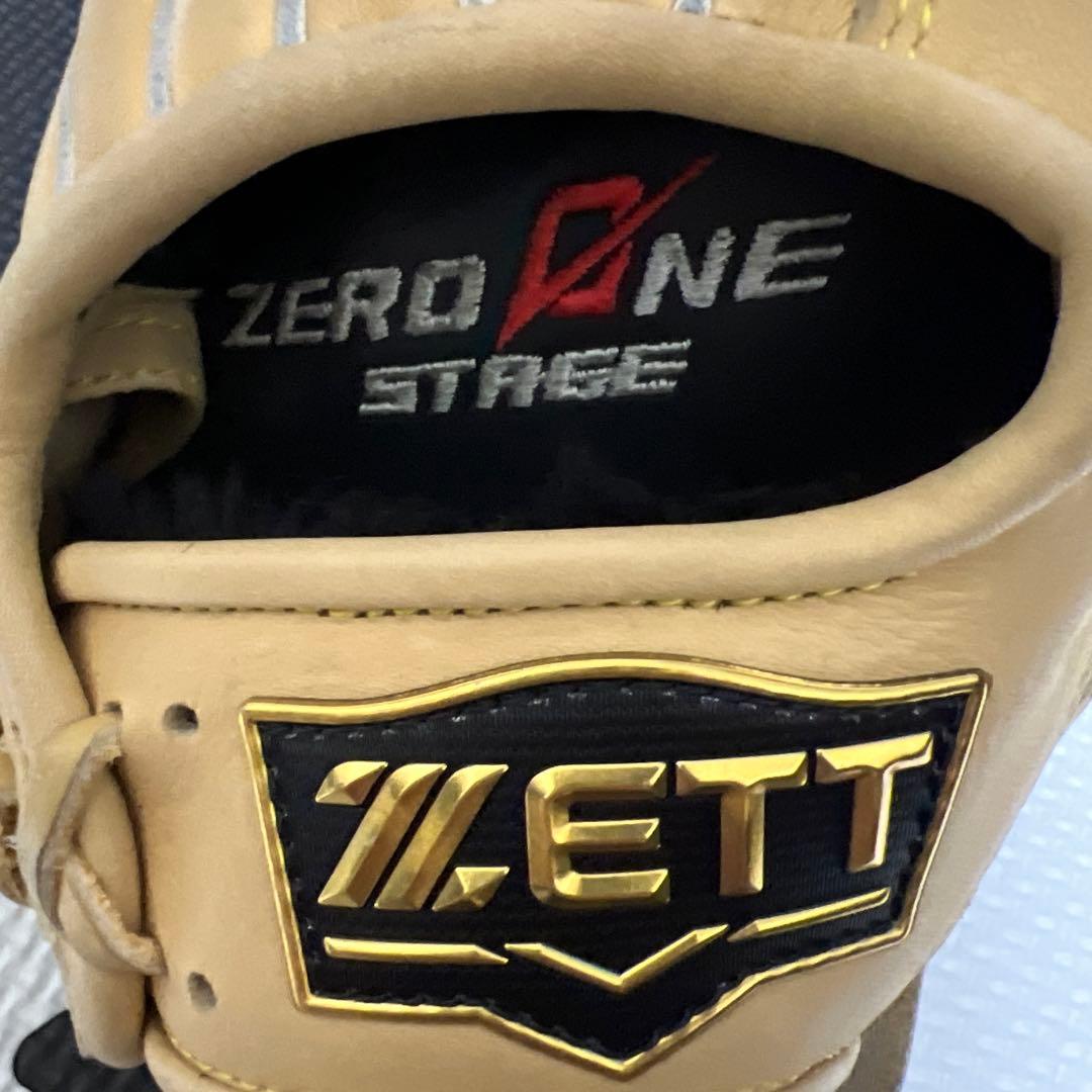 ZETT ZERO ONE STAGE 軟式グローブ ベージュ