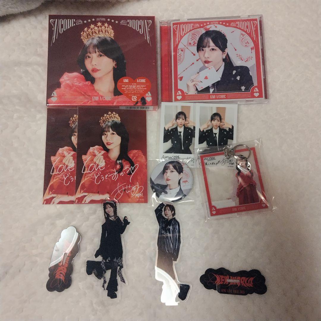 愛美 声優 a/code cd アクリルスタンド 缶バッジ