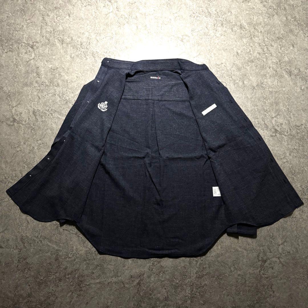 【未使用】Irishman アイリッシュマン　ワークシャツ　ストレッチデニム　M