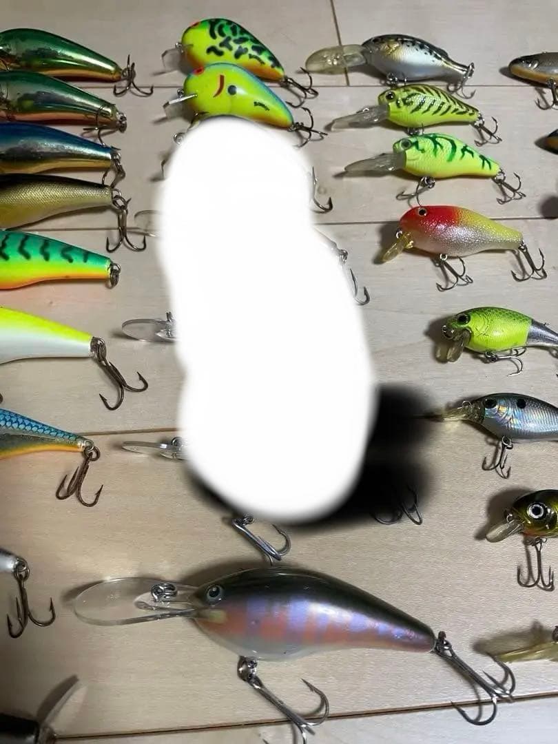 バス釣り引退セット　ラパラシャッド　テクノスウィッシャー　クレイジークローラー