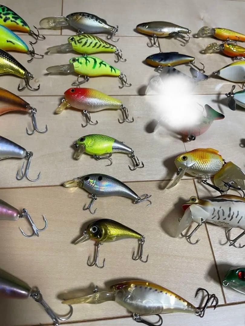 バス釣り引退セット　ラパラシャッド　テクノスウィッシャー　クレイジークローラー