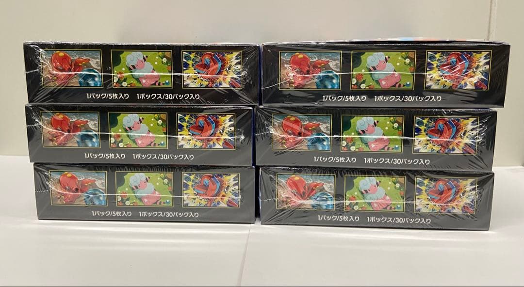 【シュリンク付】ポケモンカードMEGA 拡張パック　ニンジャスピナー　6box