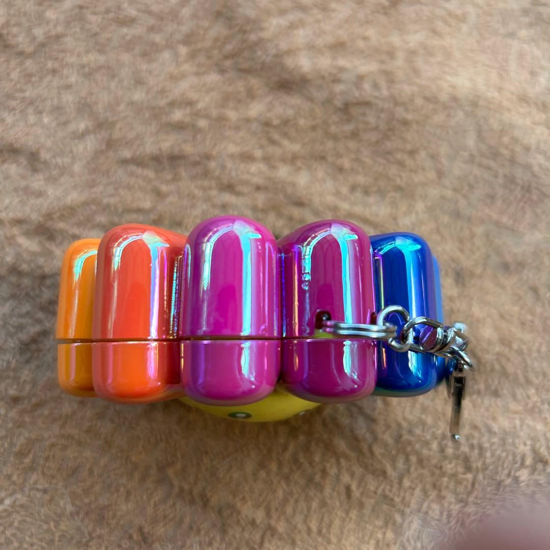 キーホルダー・アクリルキーホルダー FLOWER GO WALK COLOR(Rainbow Clear)