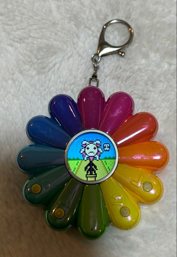 キーホルダー・アクリルキーホルダー FLOWER GO WALK COLOR(Rainbow Clear)