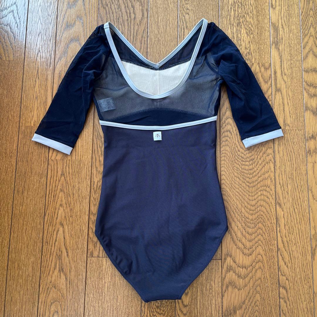【美品】ビューティーオブサイレンス Ciel ネイビー レオタード Mサイズ