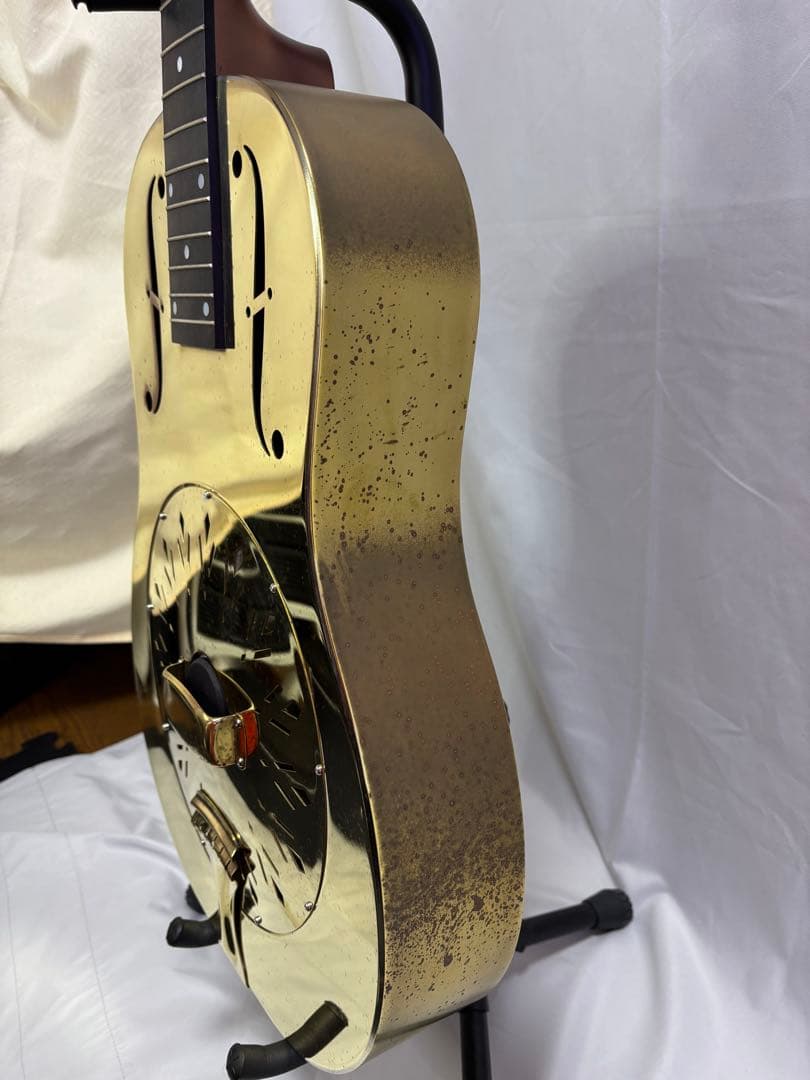 ギター National Reso-Phonic Raw Series Brass