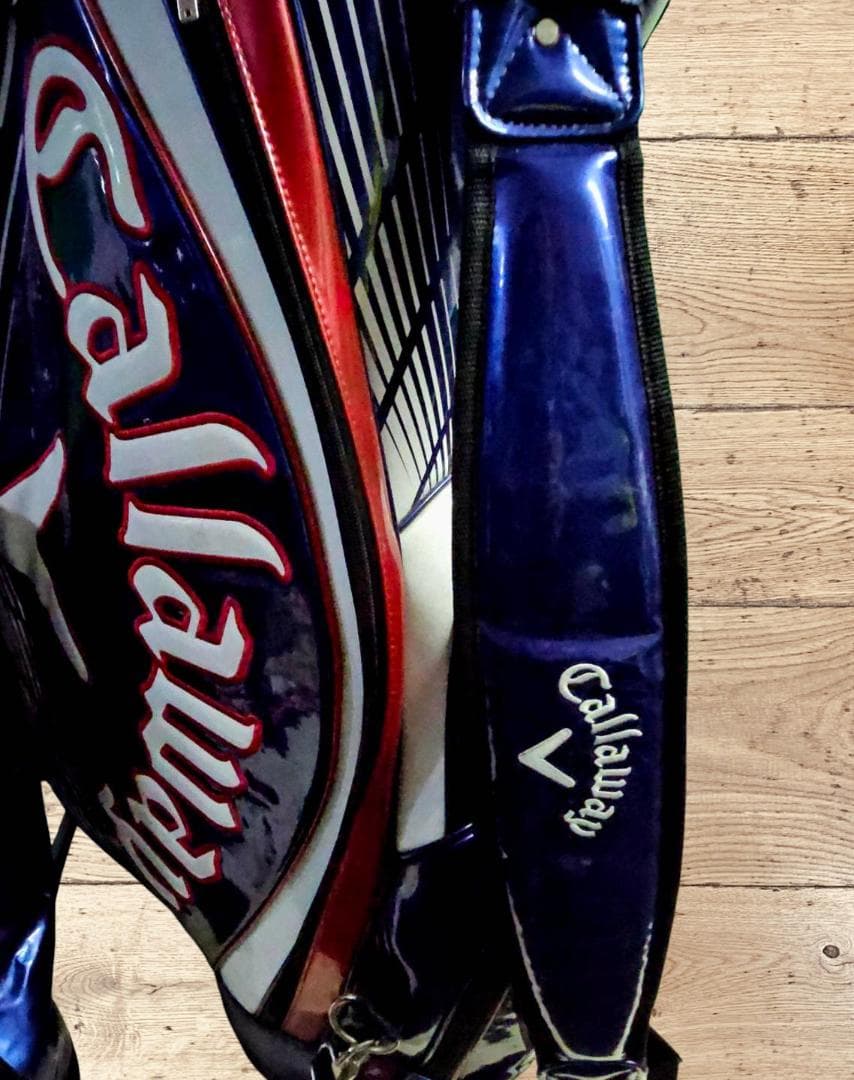 送料無料/美品Callaway Big Bertha エナメル高級キャディバッグ