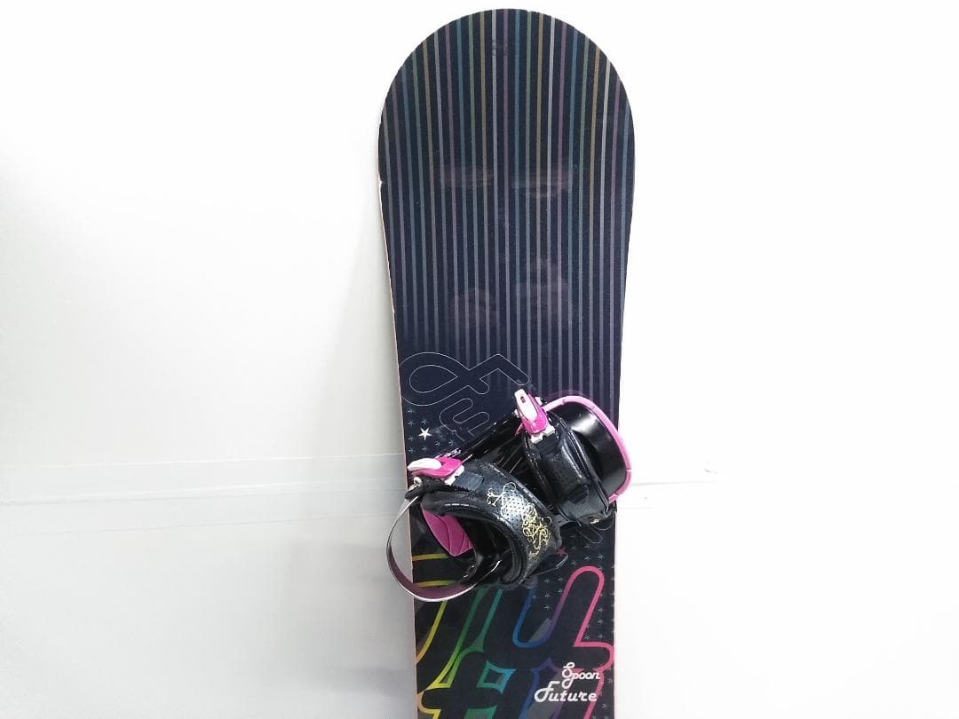レディース スプーン フューチャー 152cm + カスタム M スノーボード◇