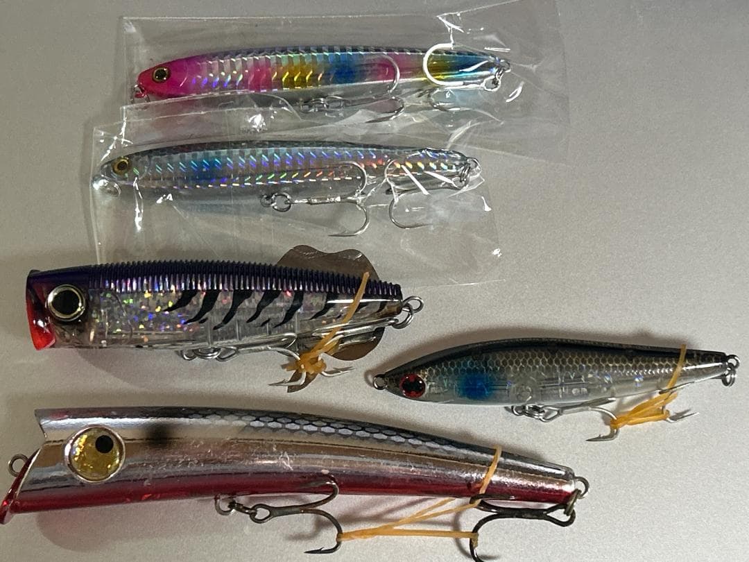 シーバスルアーいろいろセットでまとめ売り（新品、中古）