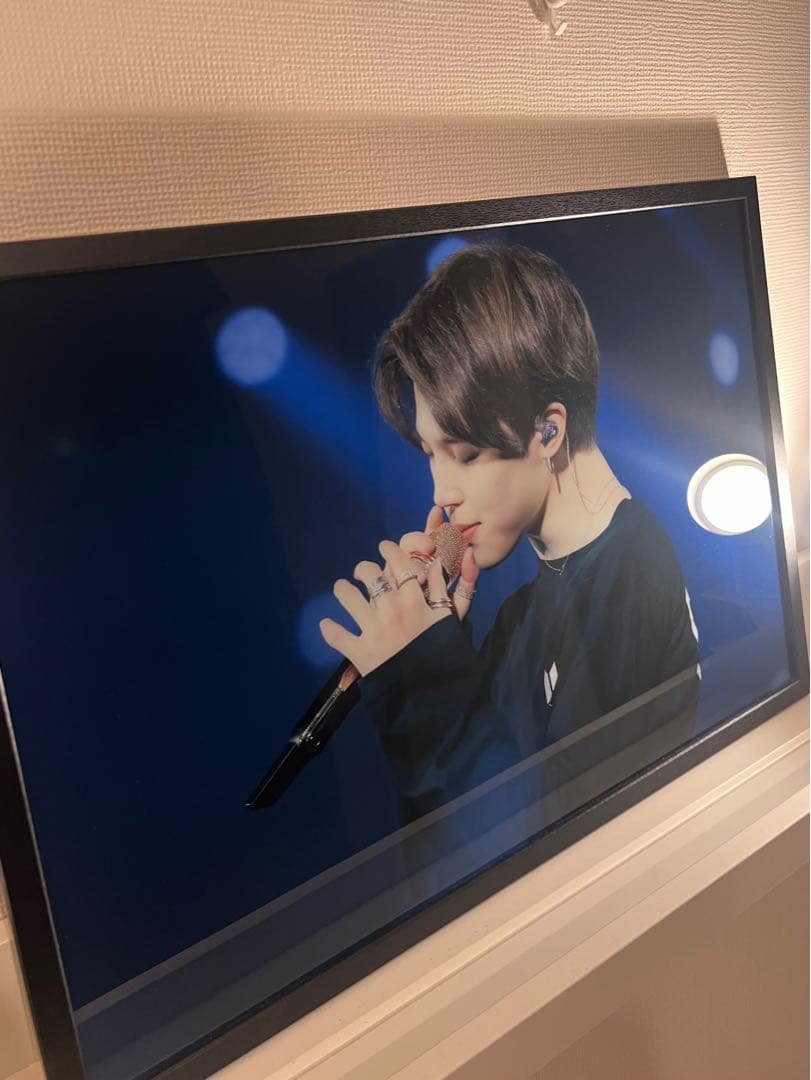 一点物★BTS JIMIN 額縁 アクリルパネル ジミン マスター 写真