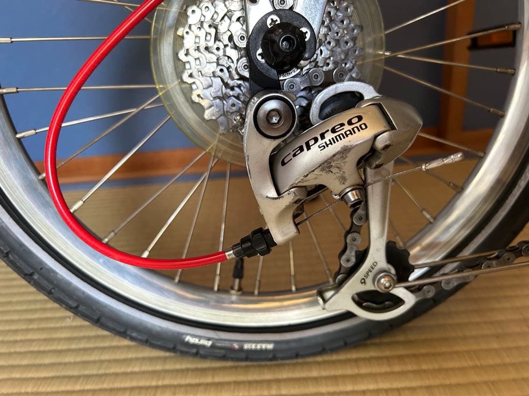 bd-1 HI POLISH ハイポリッシュ9SPEED 折り畳み自転車 18㌅