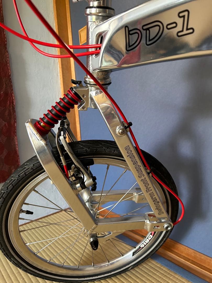 bd-1 HI POLISH ハイポリッシュ9SPEED 折り畳み自転車 18㌅