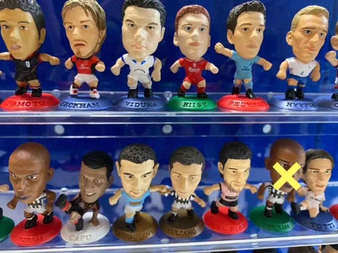 サッカー フィギュア 色々約59体セット ケース付き