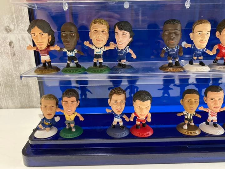 サッカー フィギュア 色々約59体セット ケース付き