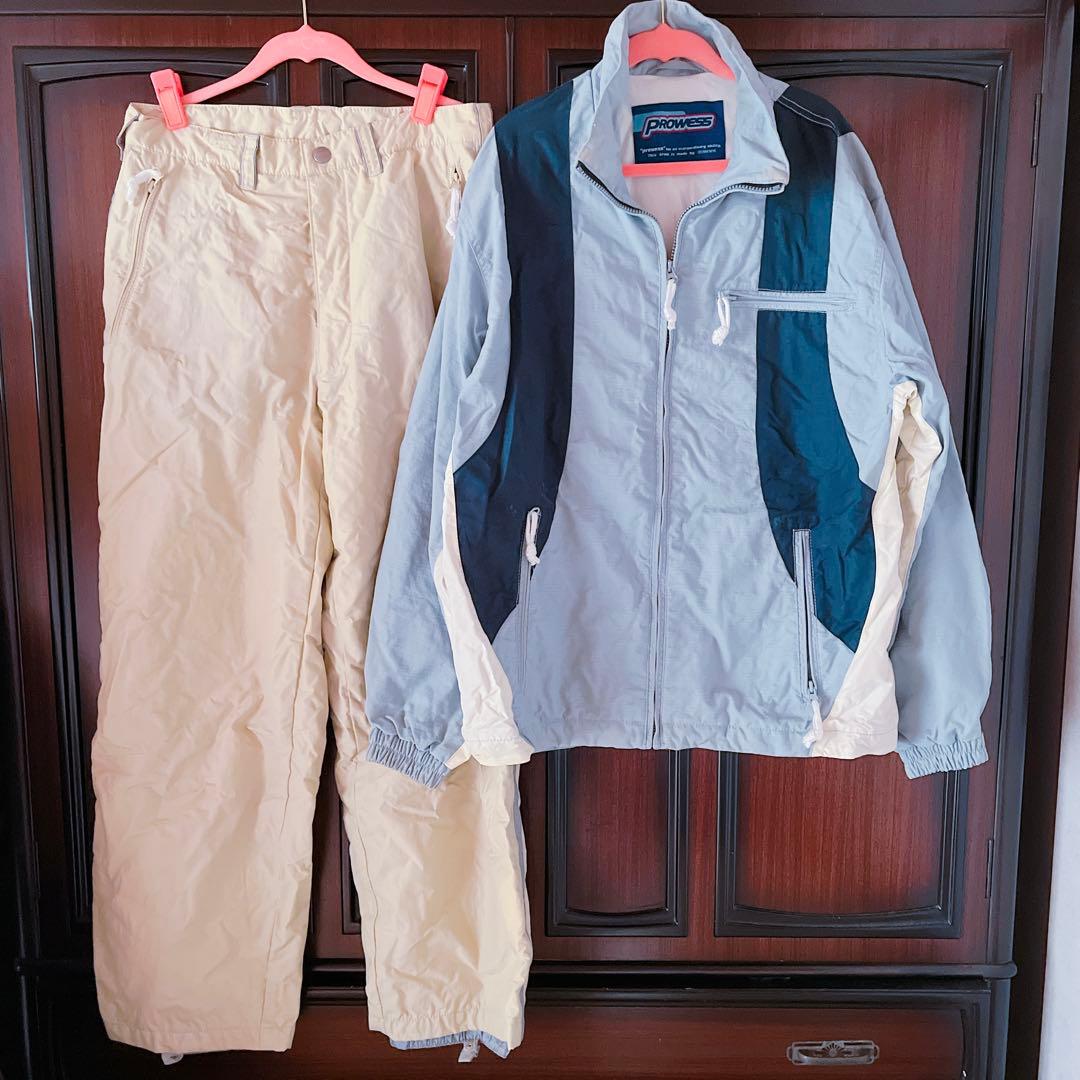 【90sヴィンテージ】ミズノ　PROWESS スノボウェア 上下セット M 古着