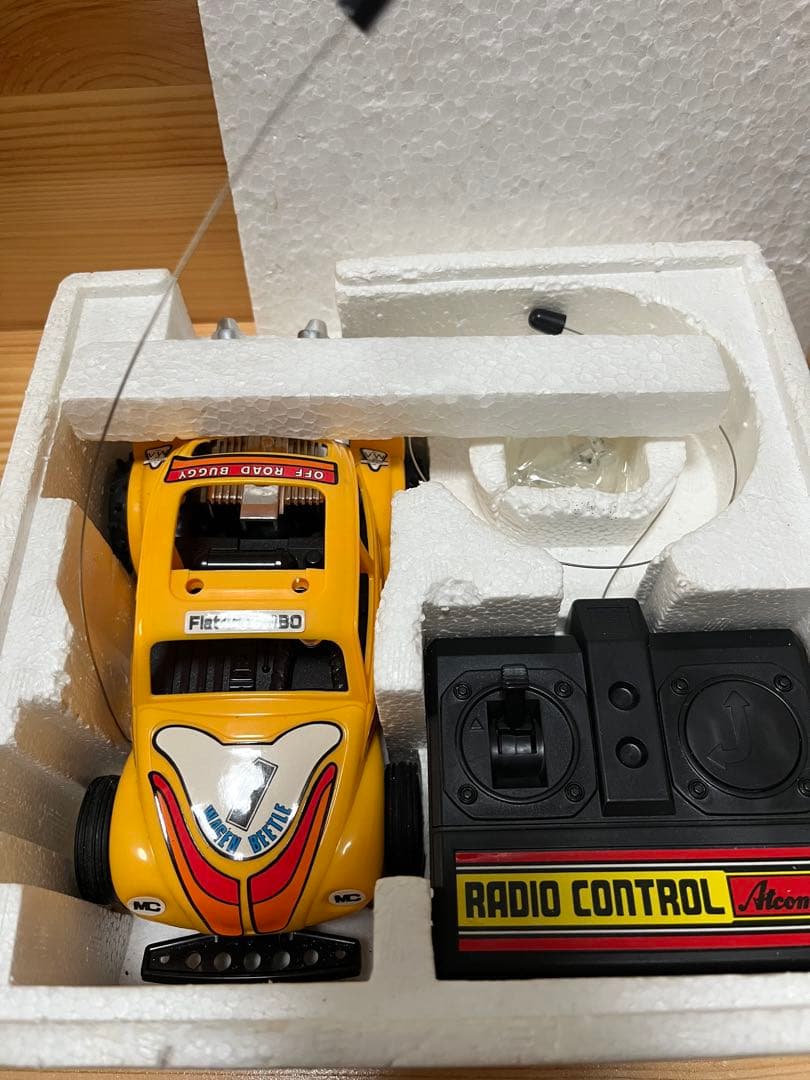 asahi レトロラジコンVW miniBEETLE BUGGY ラジコン稼働品