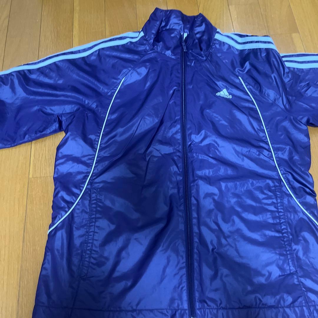 adidas ジャージ上下セット 紫色