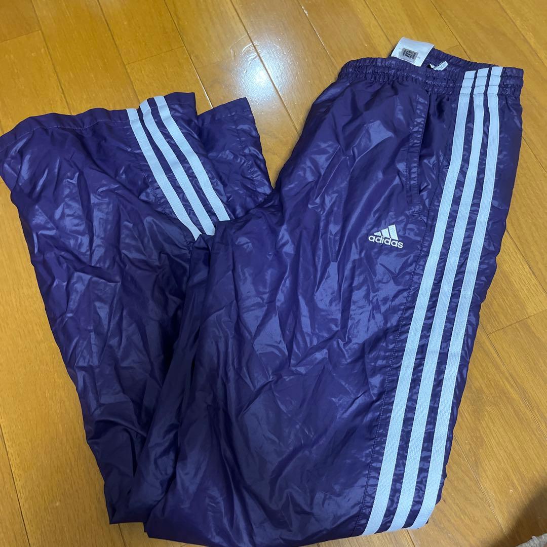 adidas ジャージ上下セット 紫色