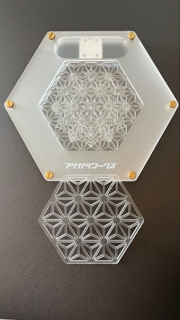 アサガラワークス　LEDコースター　ホワイト
