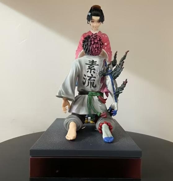 鬼滅の刃　猗窩座（狛治）と恋雪　フィギュア　塗装完成品　即発送