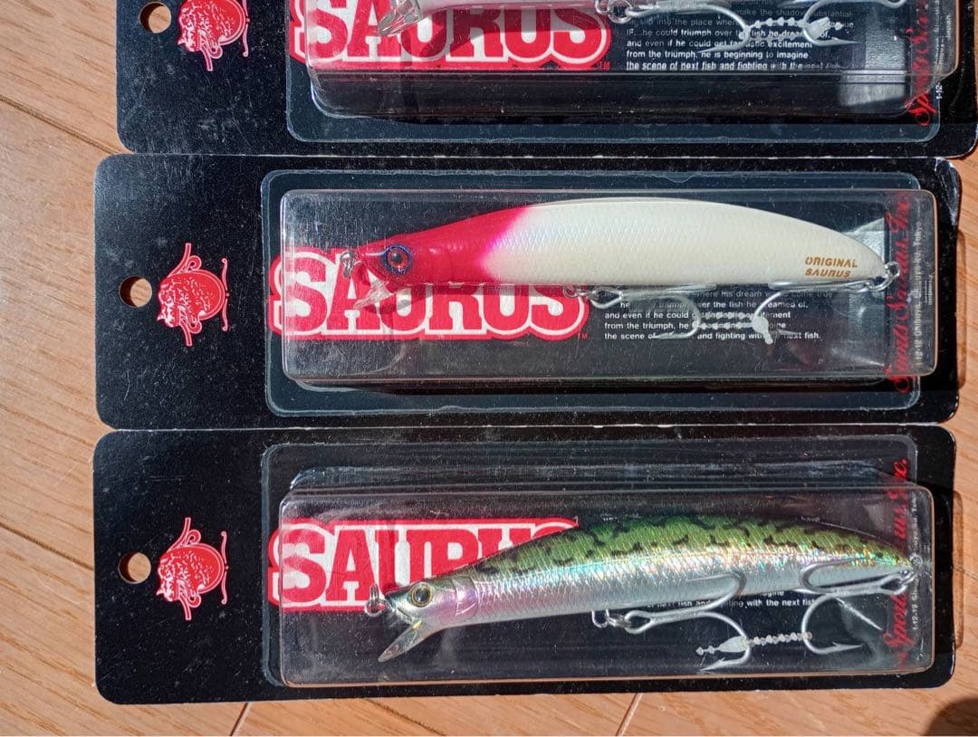 SAURUSミノー 4個セット 13.5cm