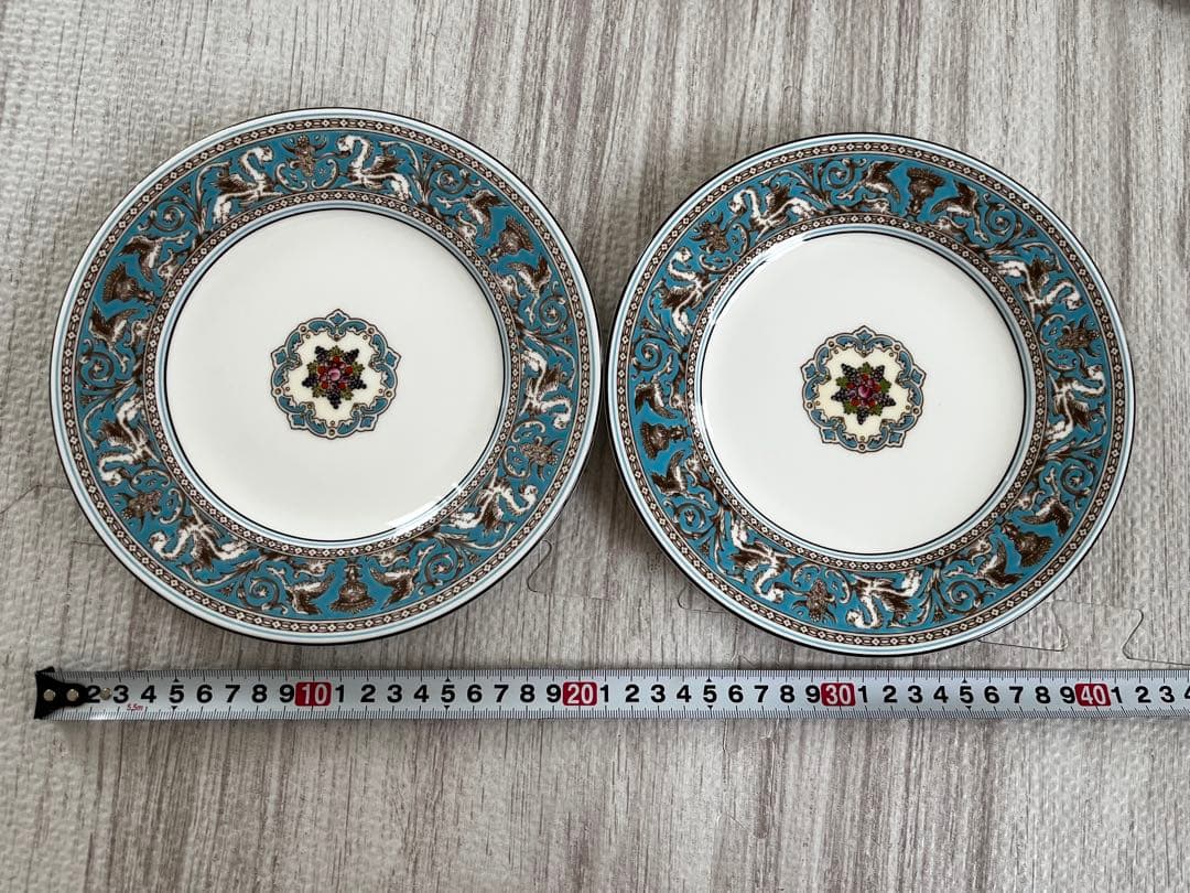 今月までの出品：セール　ウェッジウッド　フロレンティン　ターコイズ　セット
