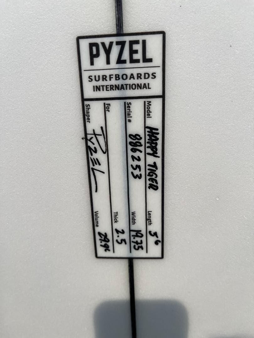 PYZEL Happy Tiger パイゼル　ハッピータイガー　5‘6