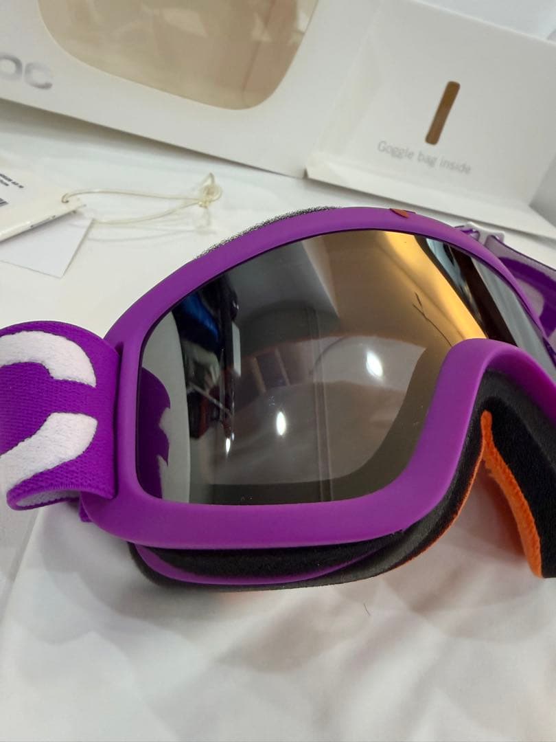 POC IRIS X Purple シルバーミラーレンズ