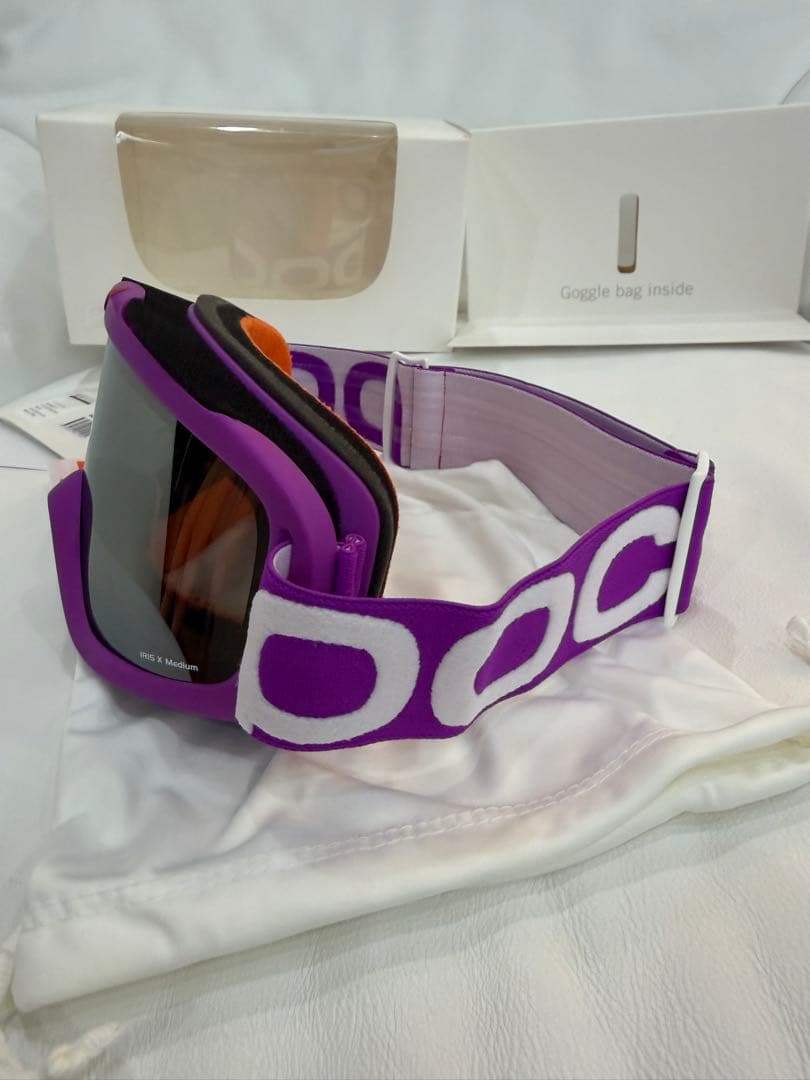 POC IRIS X Purple シルバーミラーレンズ