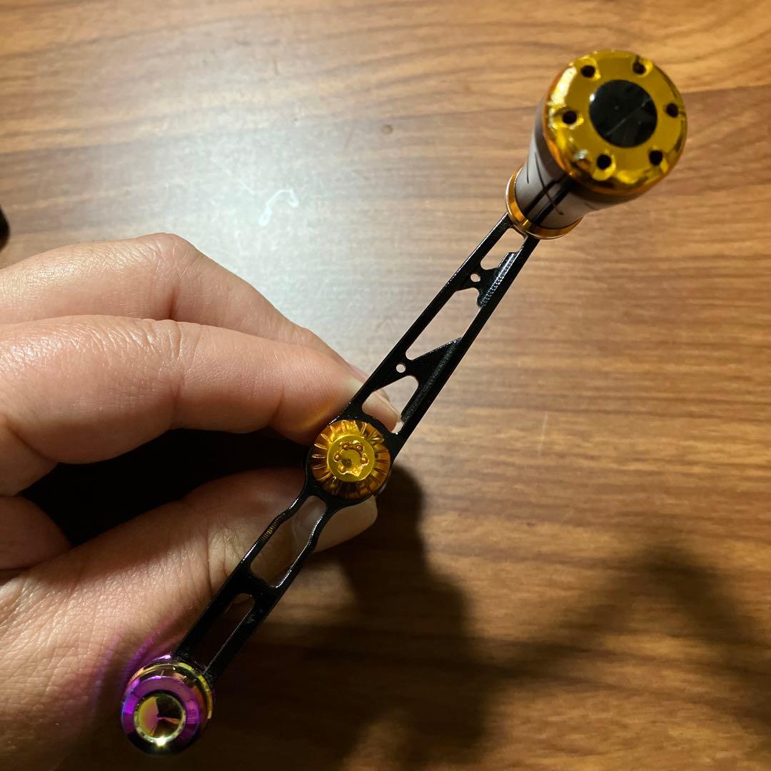 美品　ダイワ用　ゴメクサス　ユニオンハンドル　カーボン　スタンド　セット