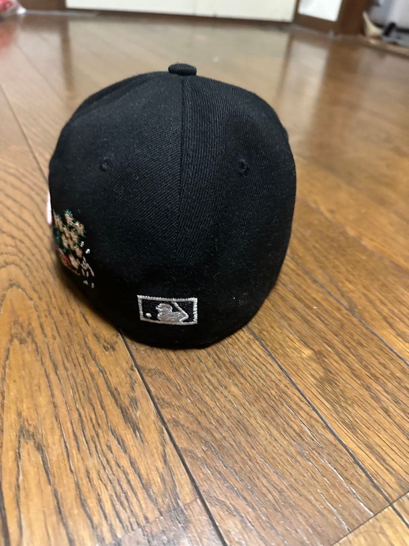 New Era 59FIFTY ブラックキャップ 7 1/4